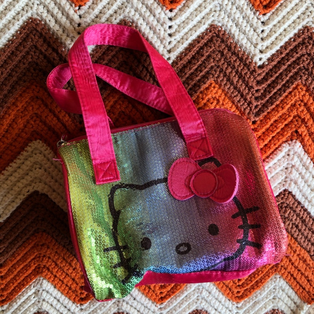 Hello Kitty mini sequin bag
